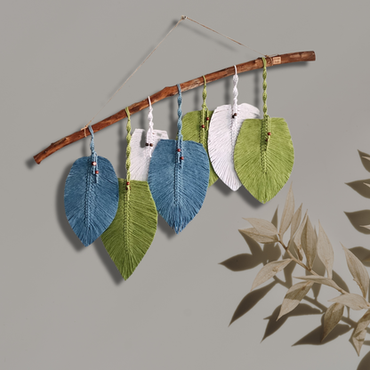 Macrame 7 Leaves Wall Tapestry