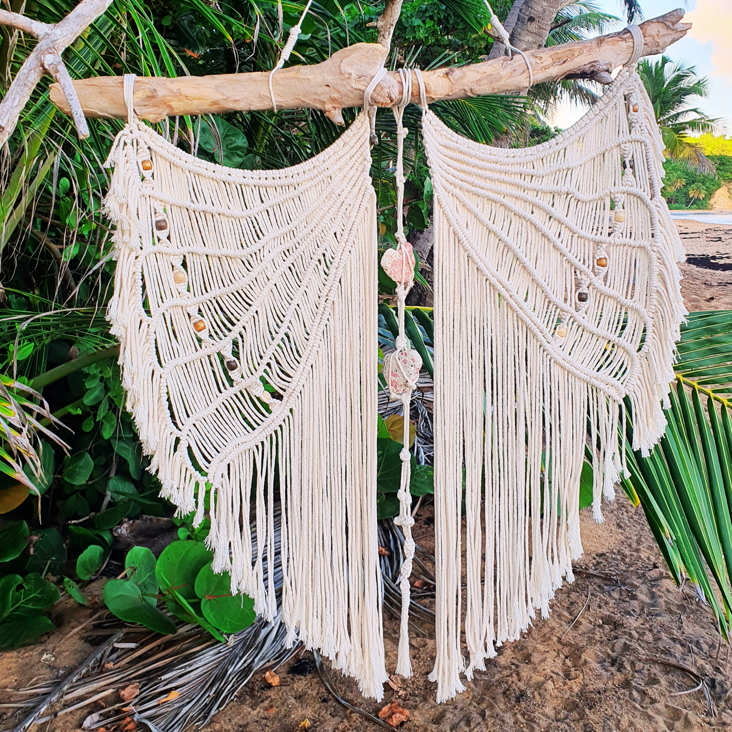 Macrame Large Wings, Wall Tapestry