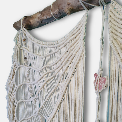 Macrame Large Wings, Wall Tapestry