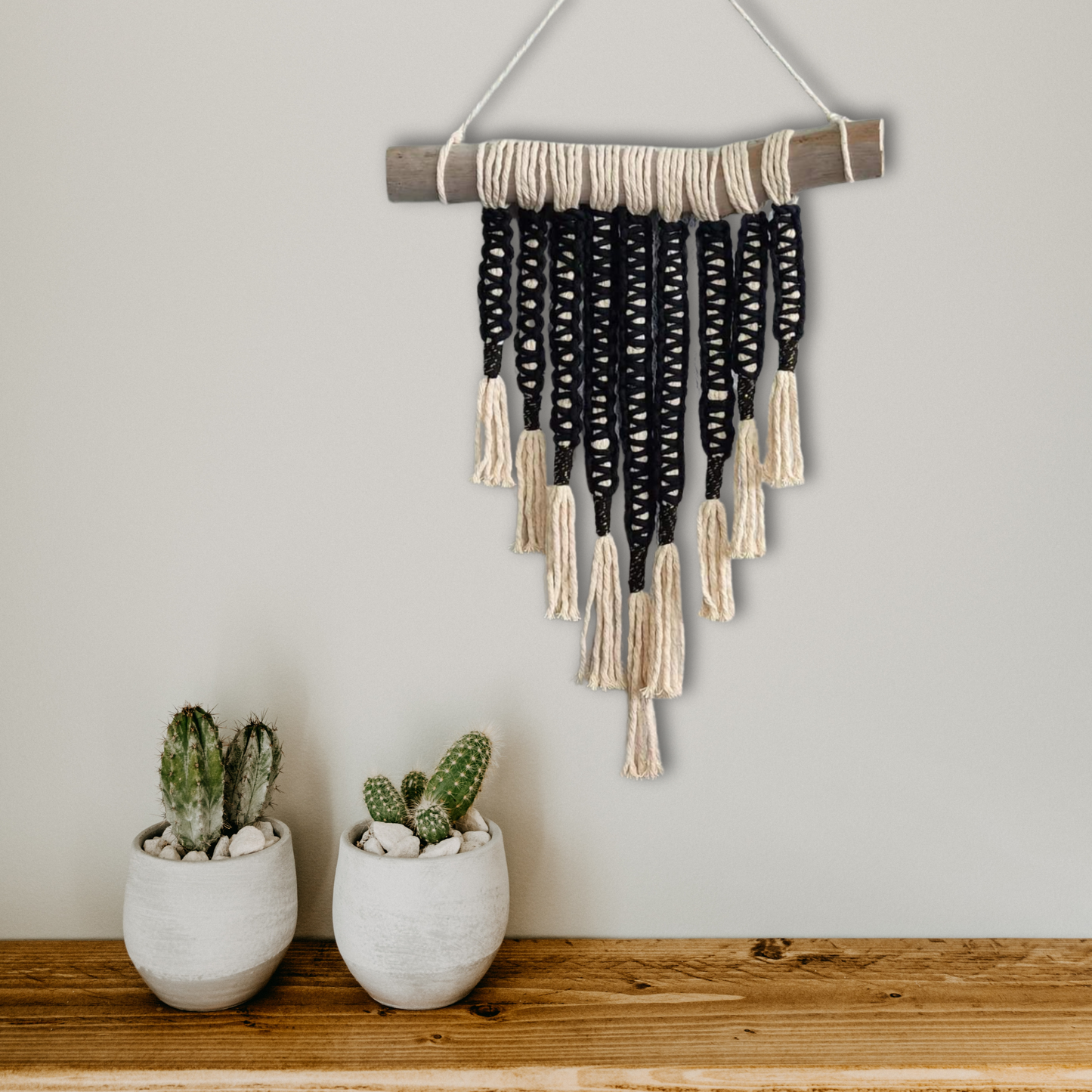 Macrame Small and Minimalist Wall Tapestry