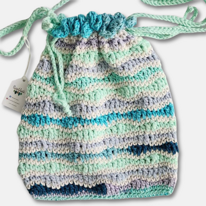 Crochet Weaving Pattern Bucket Bag