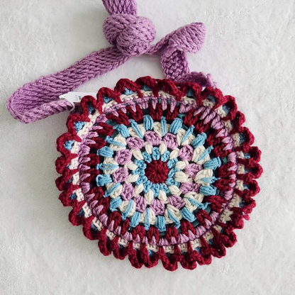 Circle Crochet Purse