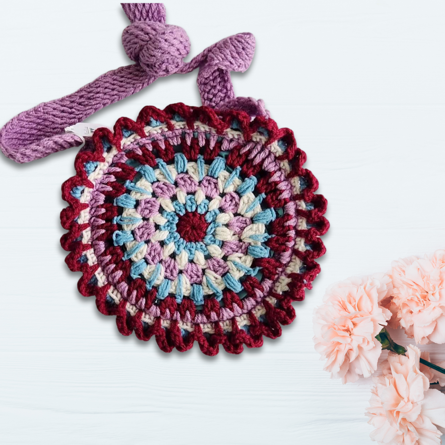 Circle Crochet Purse