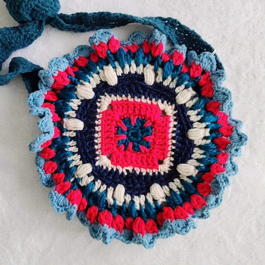 Crochet purse