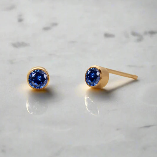 Month Crystal Stud Earrings