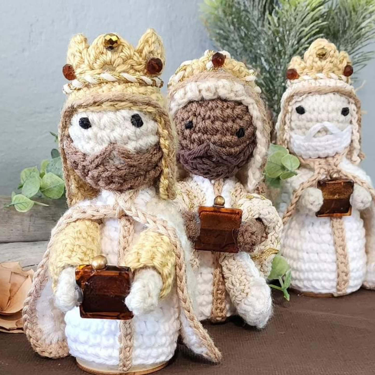 Boho Tree Kings in Crochet