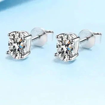 Moissanite Stud Earrings