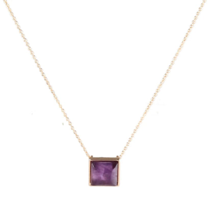 Square Drop Necklace