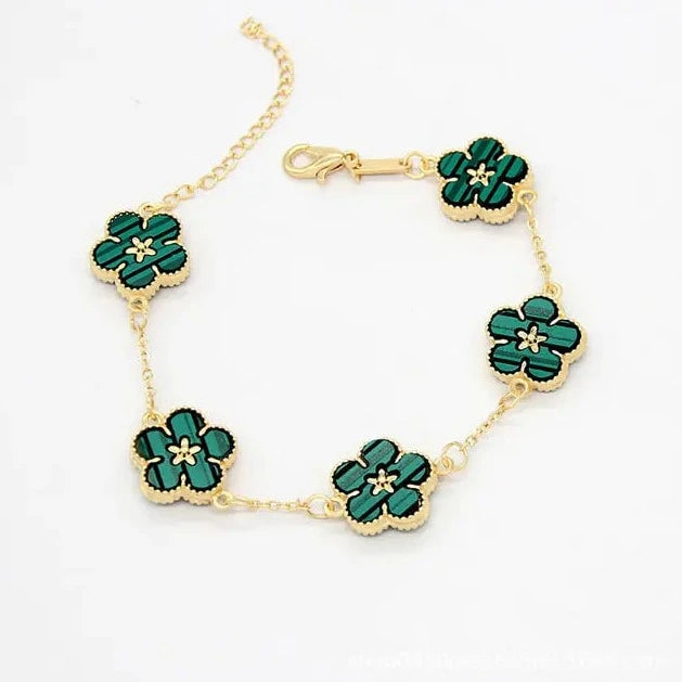 18k Gold Plating Flower Bracelets