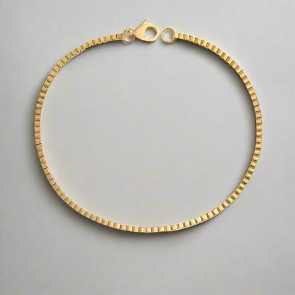 Stainless Steel Box Chain Bracelet