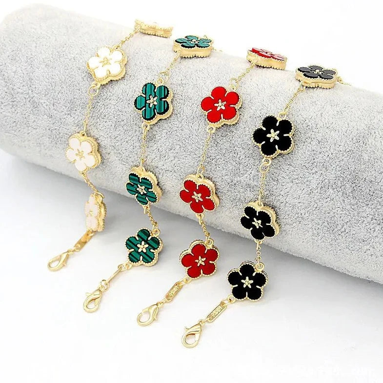 18k Gold Plating Flower Bracelets