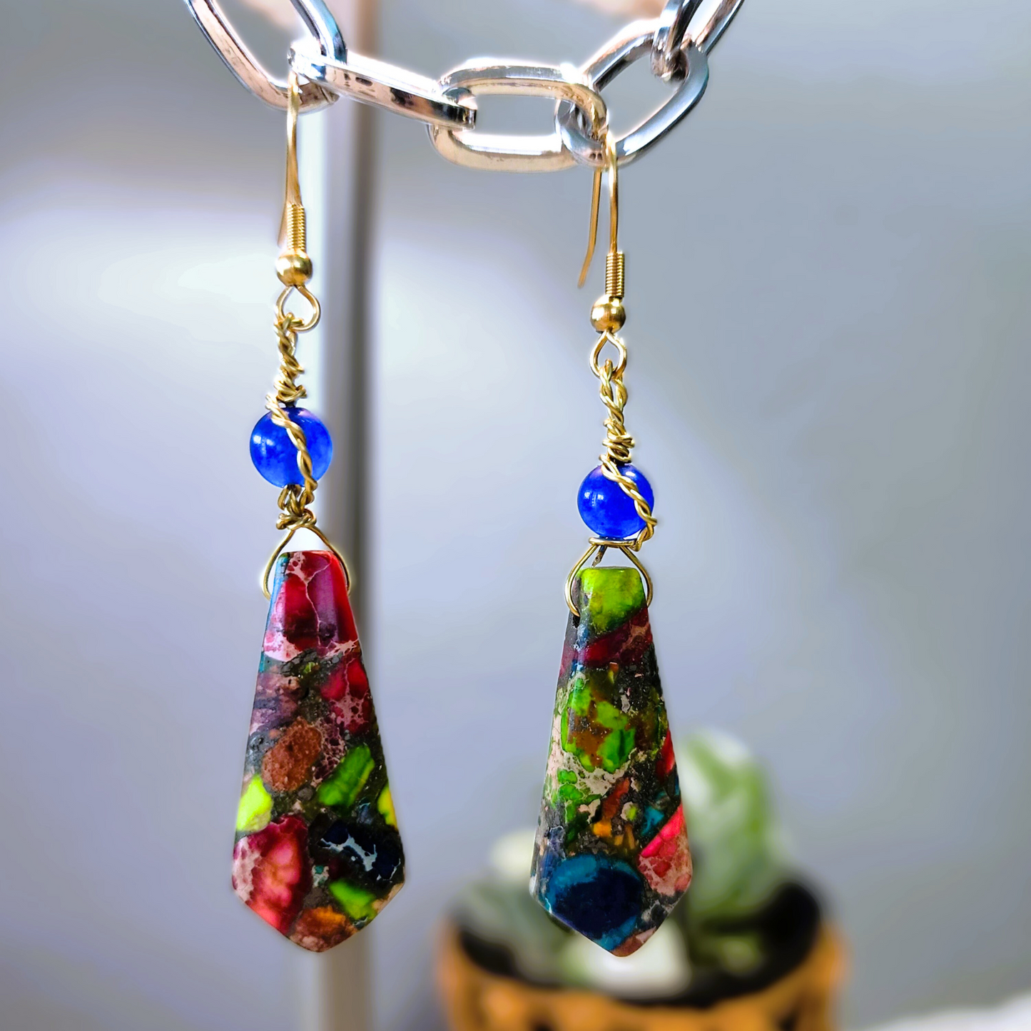 Natural Volcanic Fusion Earrings