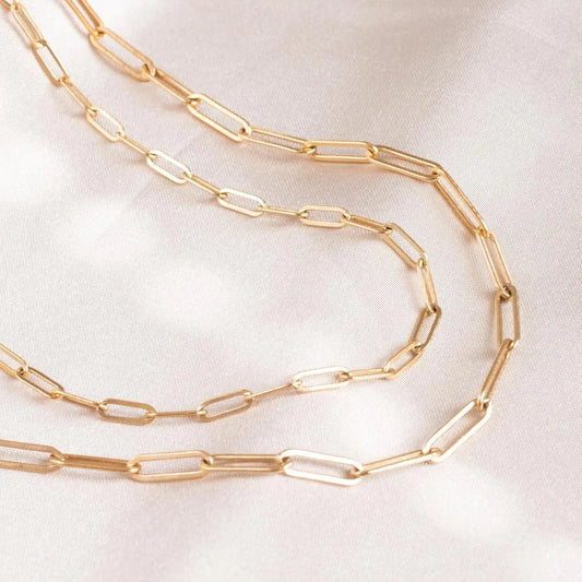 Paperclip Link Chain Necklace