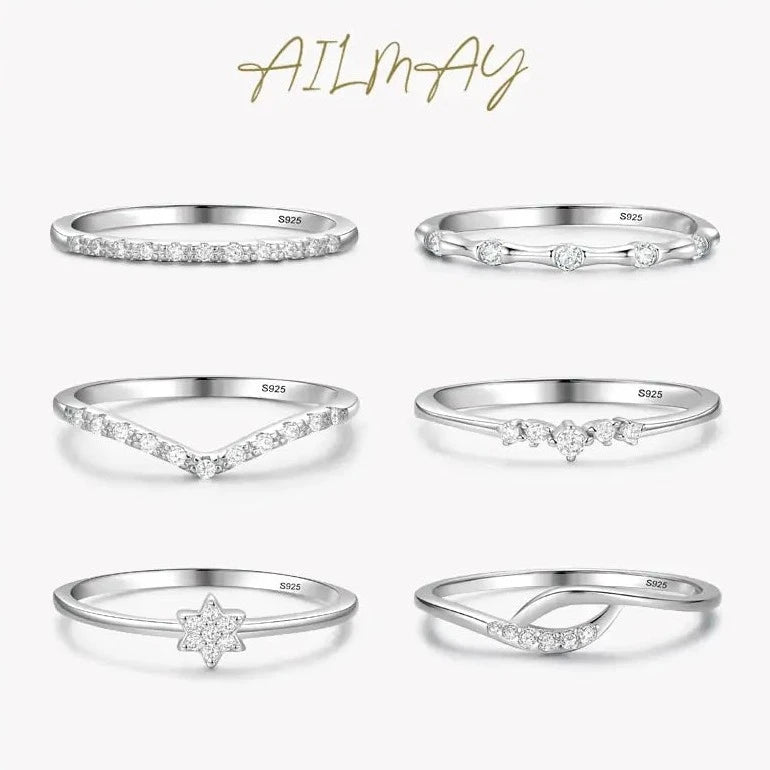 Minimalist Fine Silver Rings