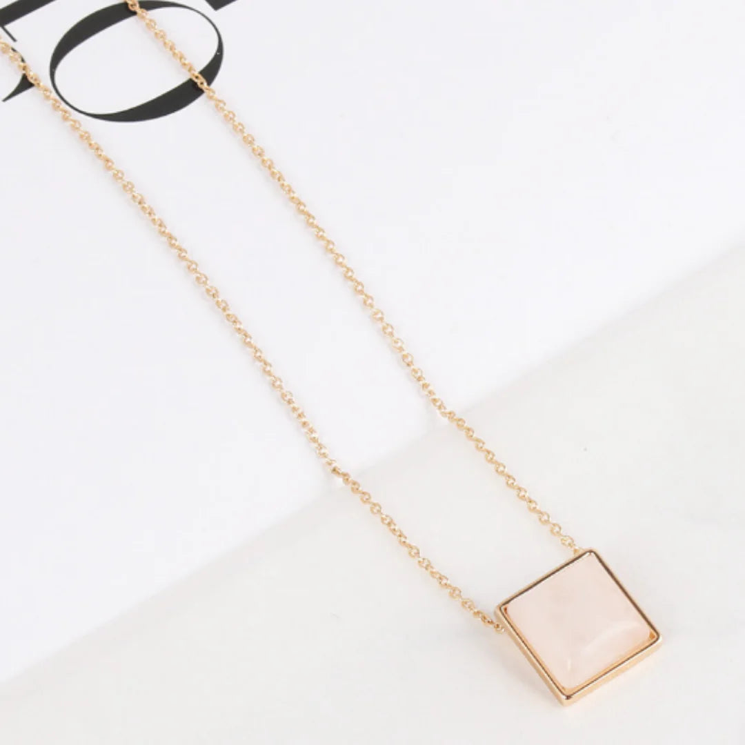 Square Drop Necklace