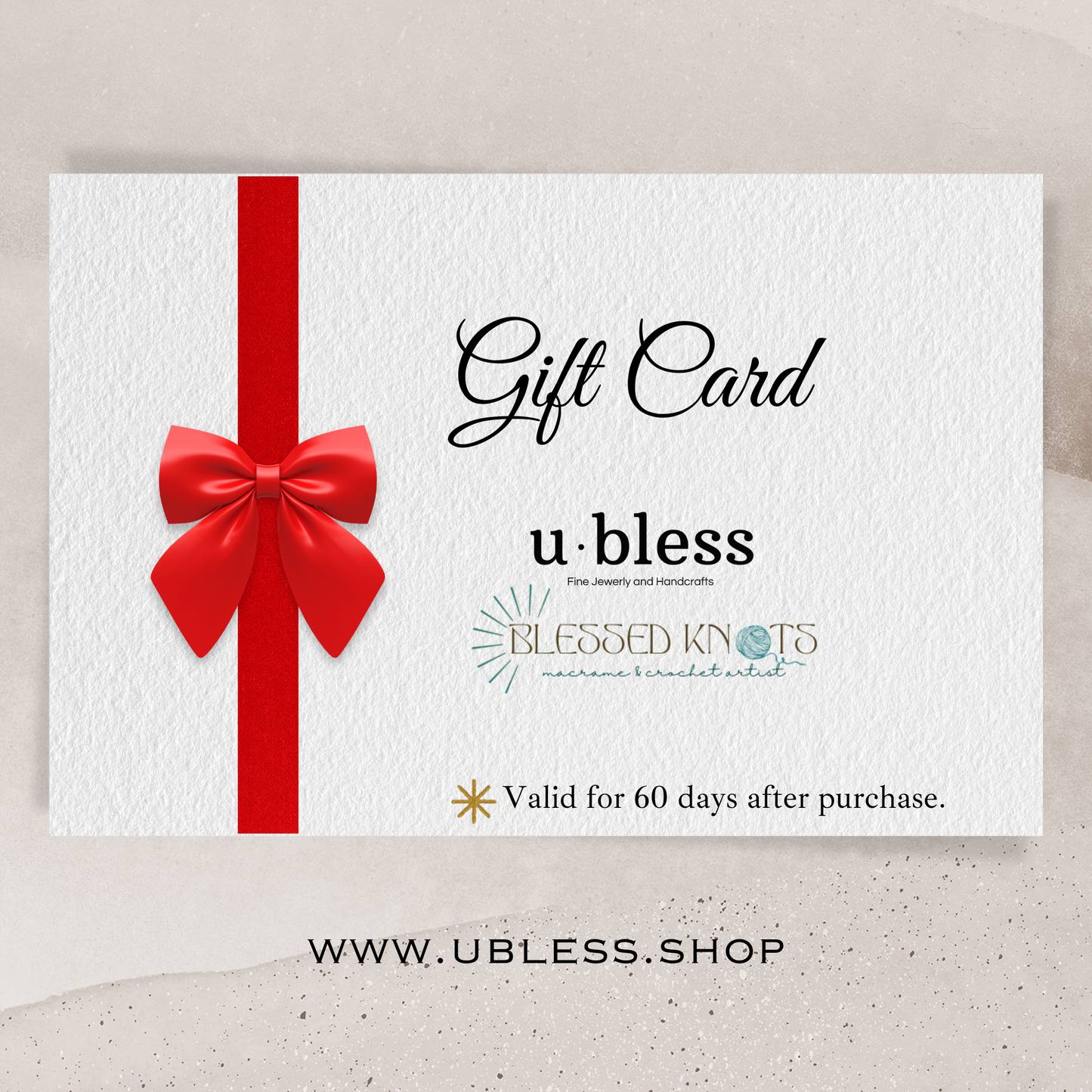 Blessed Knots Gift Cards