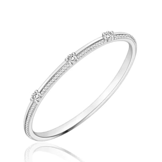 Pavé Crystal Tail Ring