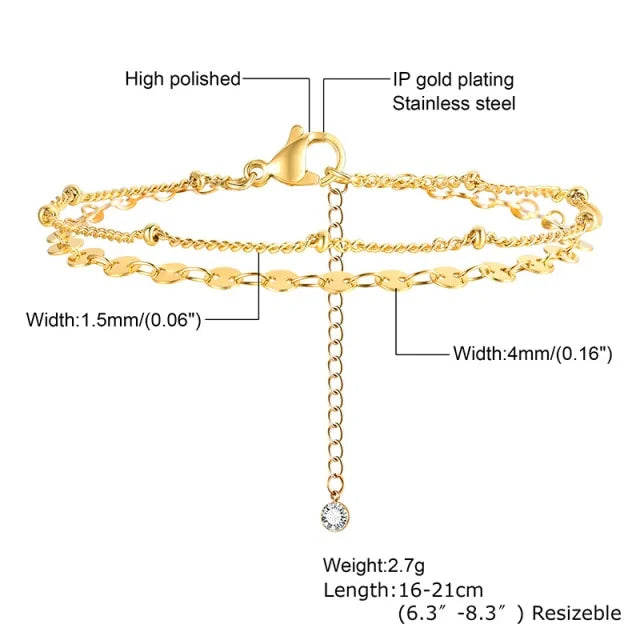 Ultra Thin Chain Bracelets