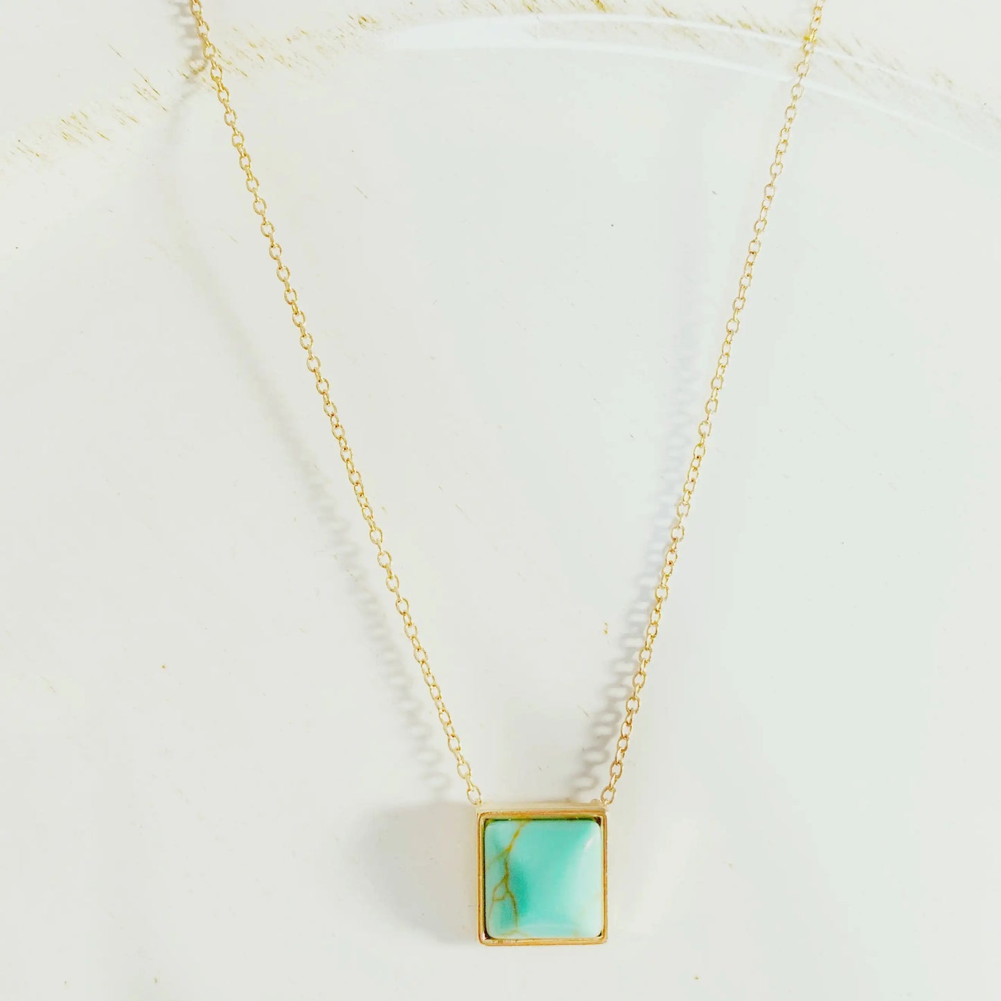 Square Drop Necklace