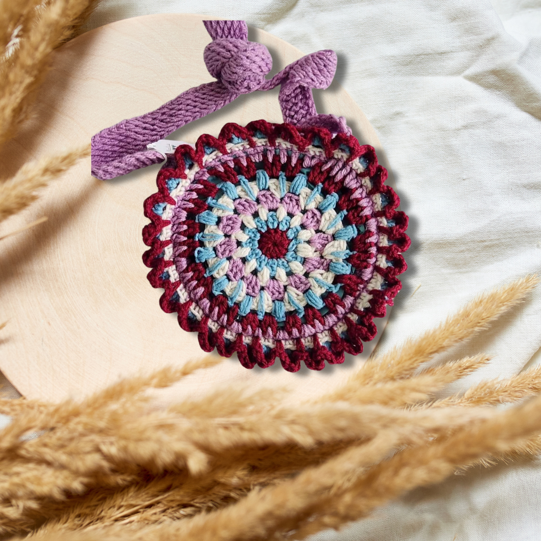 Circle Crochet Purse