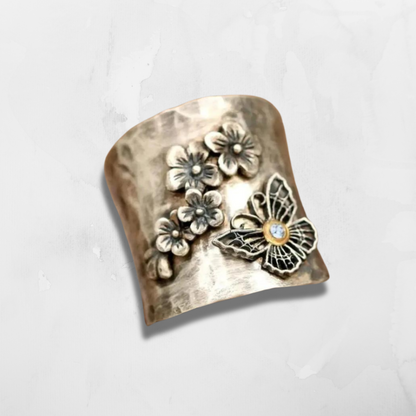 Vintage Butterfly Diamond Ring