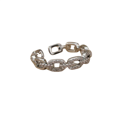 Classic Twist Chain Open Rings