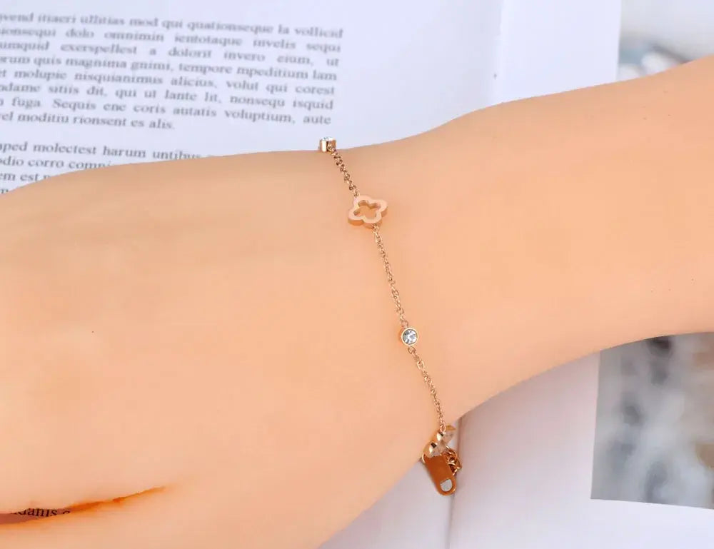 Stainless Steel Crystal Bracelets