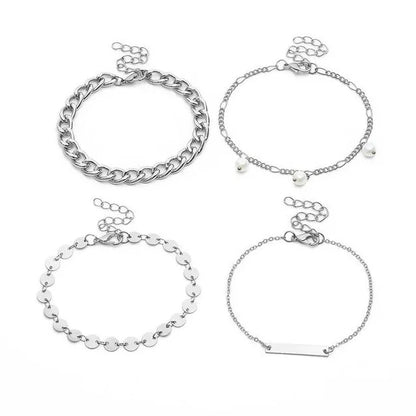 Snake Chain Bracelets Set for Women