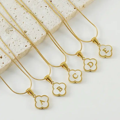 Letter Clover Bracelets Necklace