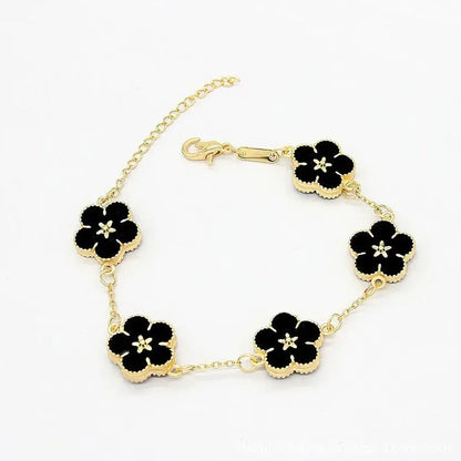 18k Gold Plating Flower Bracelets