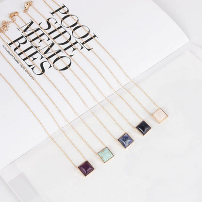 Square Drop Necklace